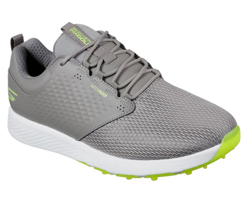 Skechers Go Elite V.4 - Prestige Rf - Mens Golf Shoes Grey/Light Green [AU-CP8249]